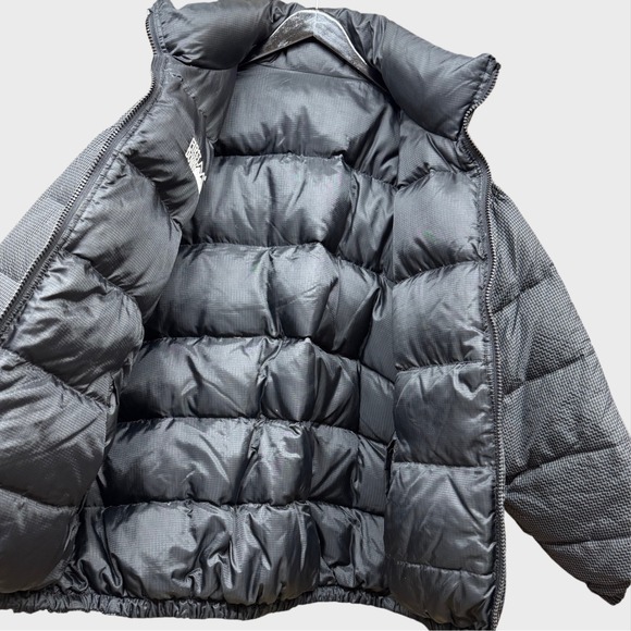 Vintage First Down XL Black Reversable Down Filled Ski Jacket Skii Snowboarding - Picture 3 of 6